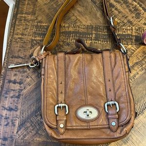 Fossil large leather bag